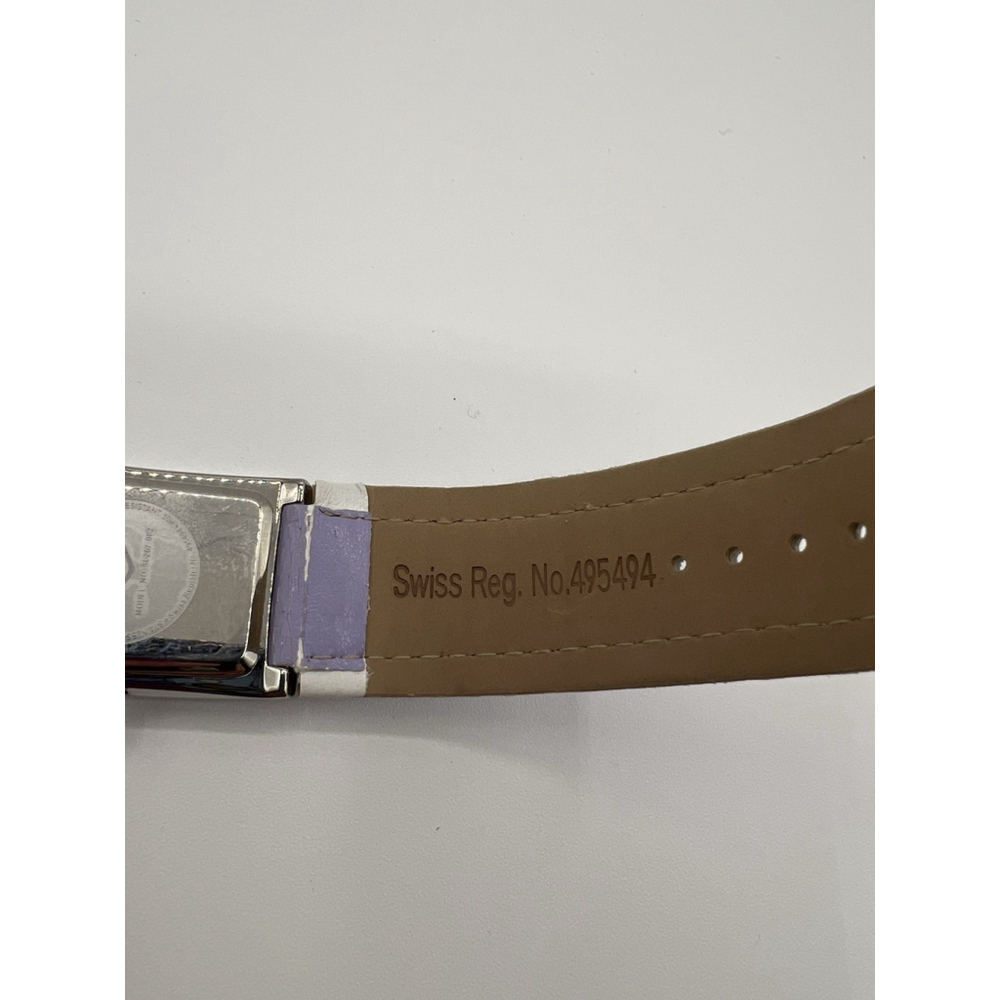 Activa Analog Woman’s Watch Purple Dial Leather Sliver Tone Casual Wristband - Picture 9 of 11